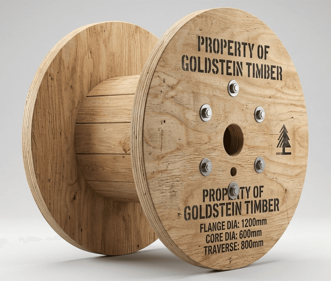 Pinewood Cable Drum